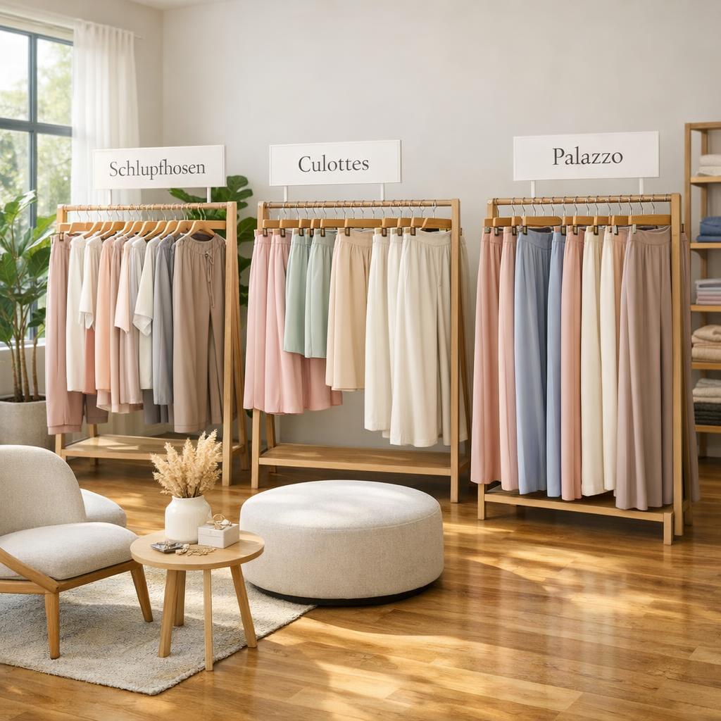 Du betrachtest gerade Schlupfhose, Culotte oder Palazzo? Die bequemsten Hosen für freie Tage
